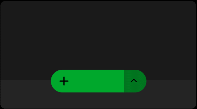 Split button style